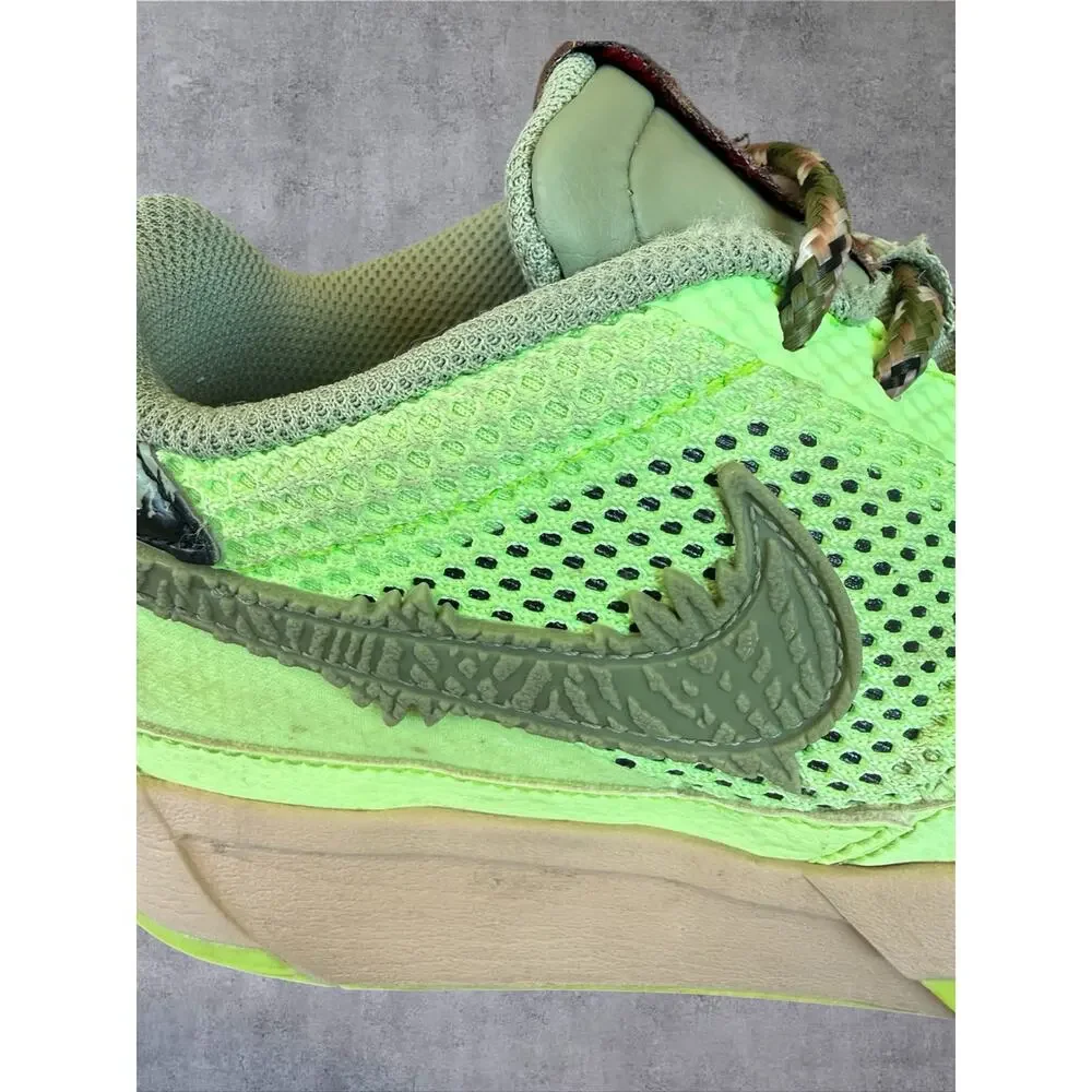 Nike Ja 1 Halloween Zombie Lime Blast Green FV6097-300 Big Kids Size 5.5Y / W7